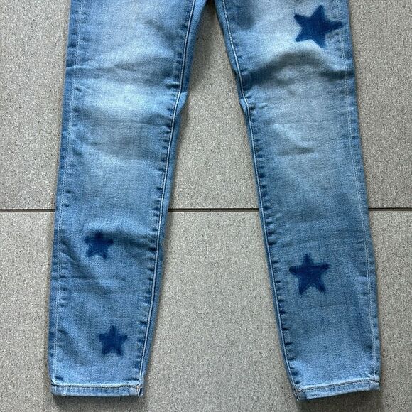 EUC DL1961 Florence Crop Mid Rise Instasculpt Skinny Jeans w/ Stars in Warren 24 - Picture 6 of 16